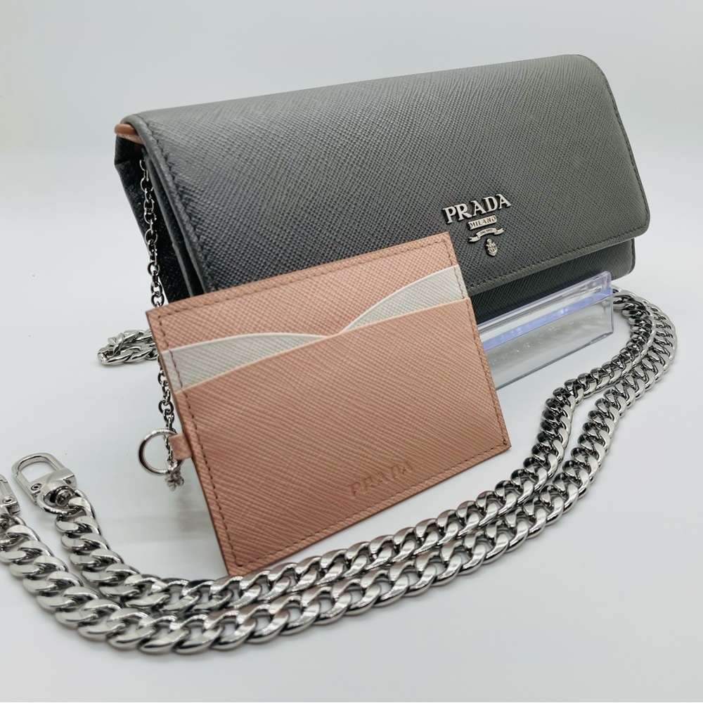 Prada Limited Edition Tri-Color Wallet - image 1